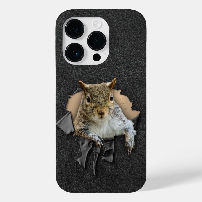 Rippat Shirt Squirrel Fodral-Mate iphone case (Baksida)