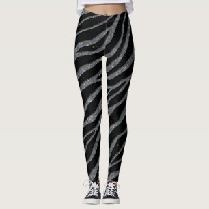 Rippat SpaceTime Rand - Glitter Silver Leggings