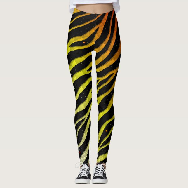 Rippat SpaceTime-Rand - Värme WYR Leggings (Framsida)
