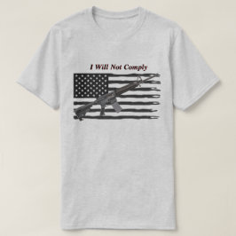Rippat USA flagga I kommer inte att klara ljus T Shirt