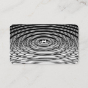 Rippeffekt Wave Mönster Anpassade Modern Visitkort