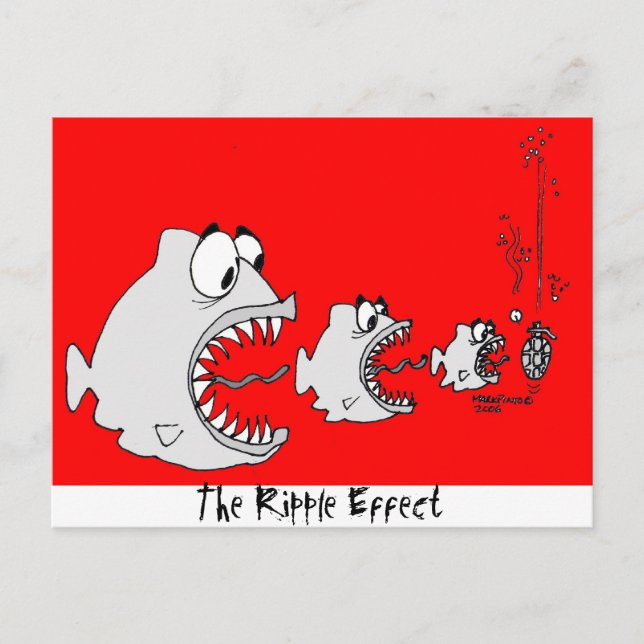 Rippeleffekten. Vykort (Framsida)