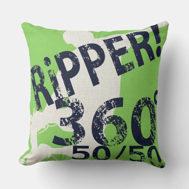 Ripper 360 50 50 Skateboard Pillow Kudde (Framsida)