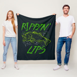 Rippin Läppar Fishing Pappa Fleecefilt