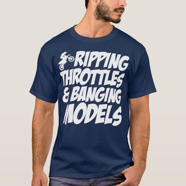 Ripping Throtting and Banging Models rolig tröja (Framsida)