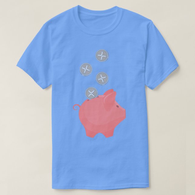 Ripple Crypto Hodl Coin Cryptocurrency Gris Wallet T Shirt (Design framsida)