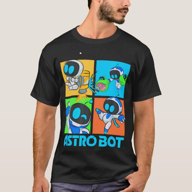 Ripple Junction X Astro Bot Rädding Uppdrag Fighti T Shirt (Framsida)