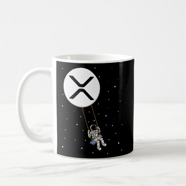 Ripple Swing Xrp Trader Cryptocurrency Måne Kaffemugg (Vänster)