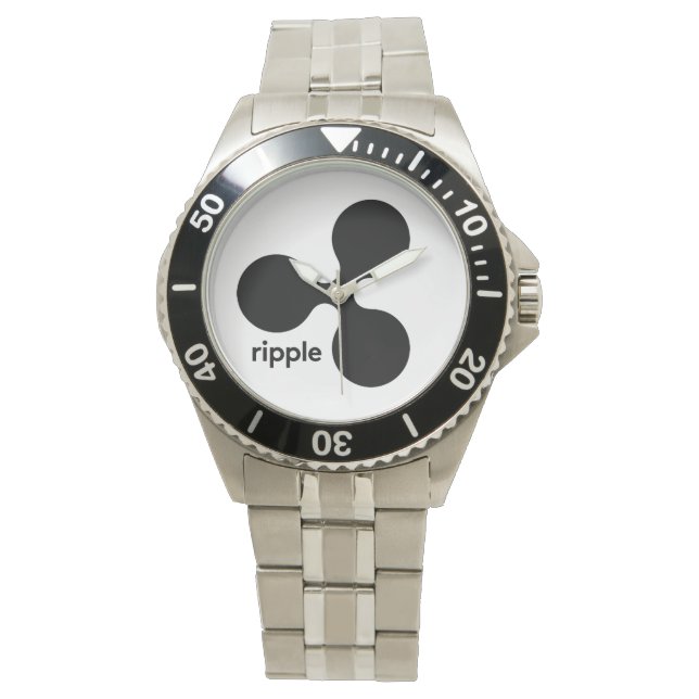 Ripple Watch-krom Armbandsur (Framsida)