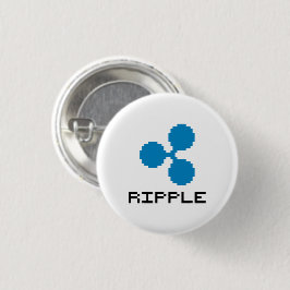 Ripple XRP 8-bitars logotyp | Knappsats Knapp