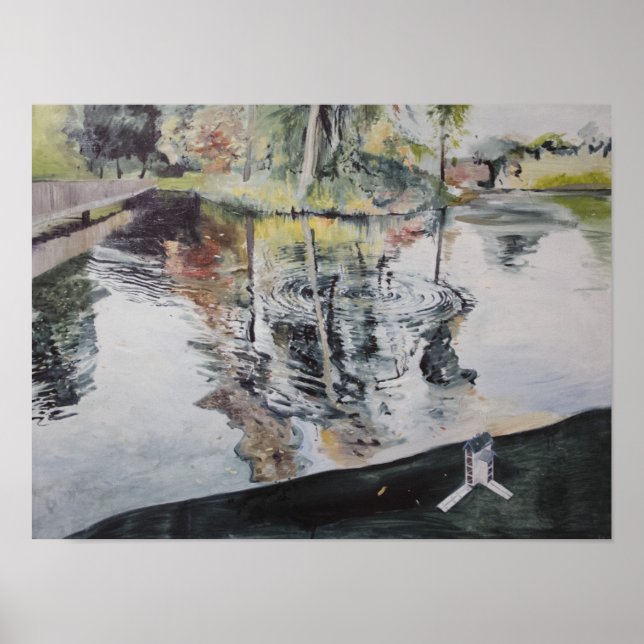 Ripples and Birdhouse Kew Gardens 2014 Poster (Framsidan)