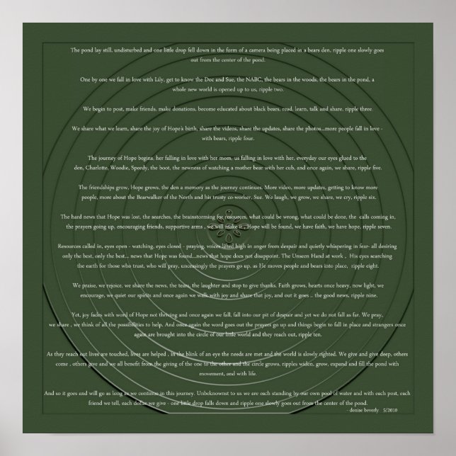 Ripples - Denise Beverly Poster (Framsidan)