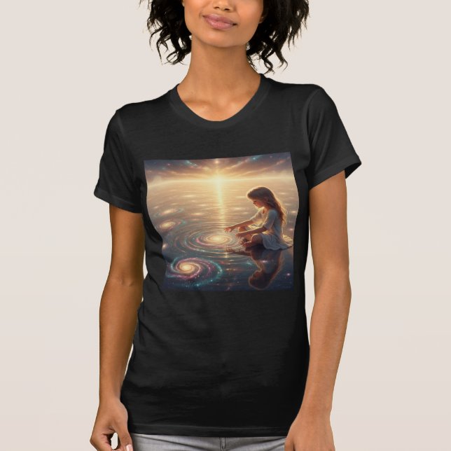 Ripples of Creation – Inner Child of  Cosmic Light T Shirt (Framsida)