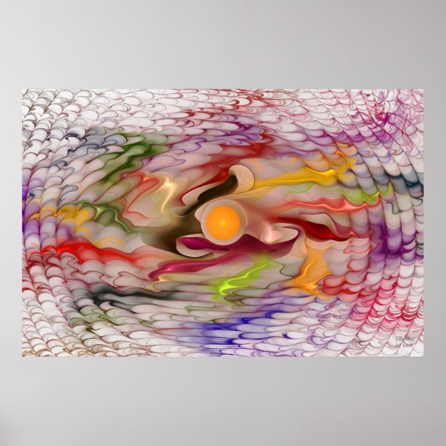 "Ripples of Kärlek" Poster (Framsidan)