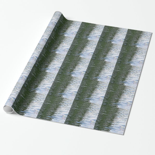 Rippling Vatten Presentpapper (Utrullad)