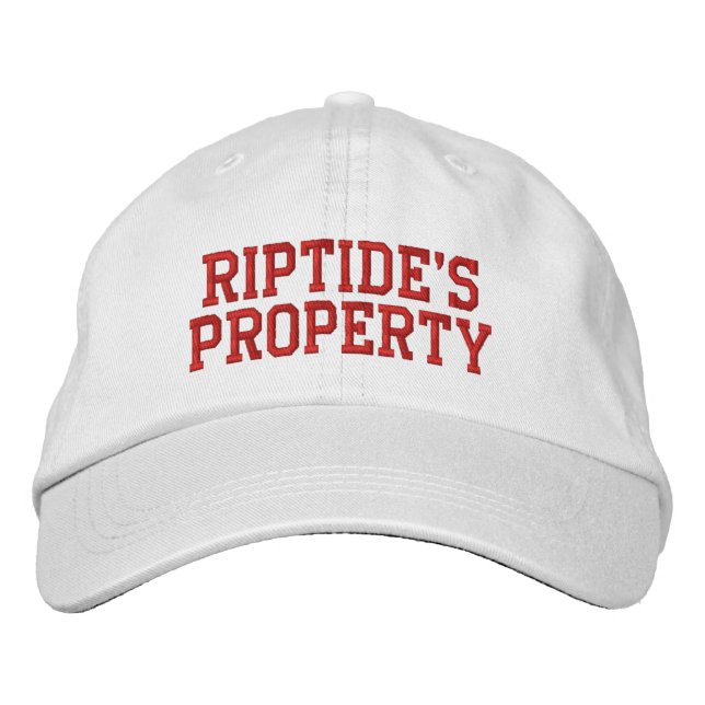 Riptides Egendom Hat Broderad Keps (Framsida)