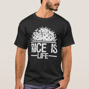 Ris är Life Asian Food Cuisine Filip T Shirt