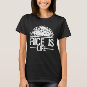 Ris är Liv Asiatisk Mat Kök Filippinerna filippin T Shirt