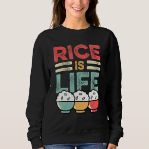 Ris är livet asiatisk eller kinesisk person t shirt