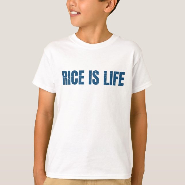 Ris är livet t shirt (Framsida)