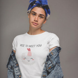 Ris att träffa dig Kawaii Sushi T-Shirt