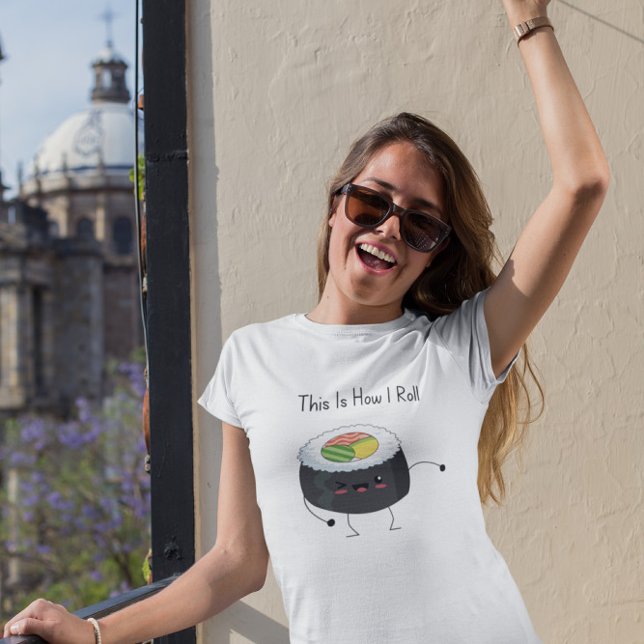 Ris att träffa dig Kawaii Sushi T-Shirt (Skapare uppladdad)