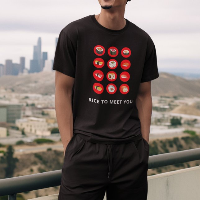 Ris att träffa dig Sushi T-Shirt (Skapare uppladdad)