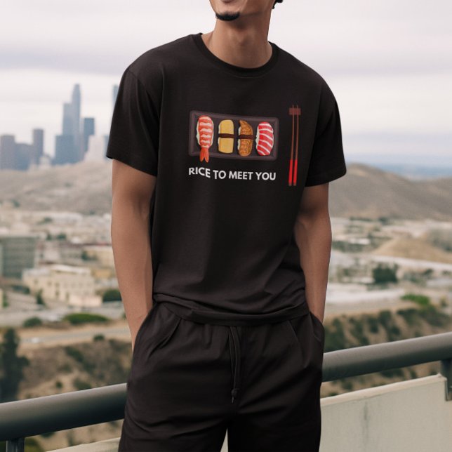 Ris att träffa dig Sushi T-Shirt (Skapare uppladdad)