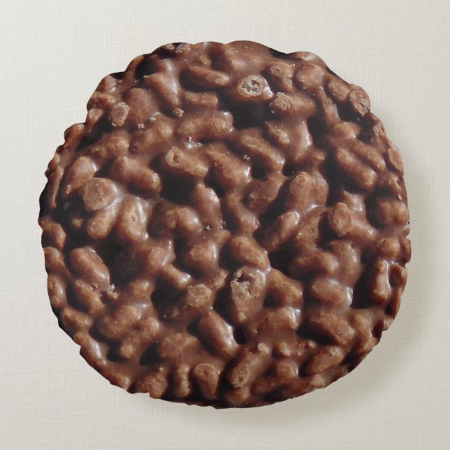Ris Chokladkudde Rund Kudde (Framsidan)