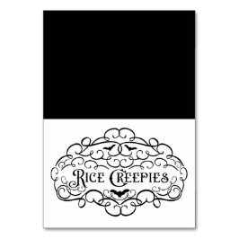 Ris Creepies Vintage Halloween Matserveringstält Bordsnummer