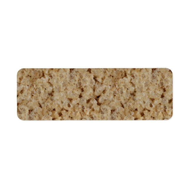 Ris Crispy Treat Returadress Etikett (Framsidan)