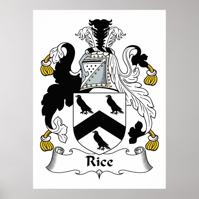 Ris Family Crest Poster (Framsidan)