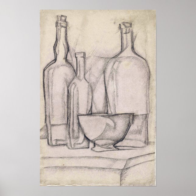 ris - Flaskor och Bowl 1911 Poster (Framsidan)