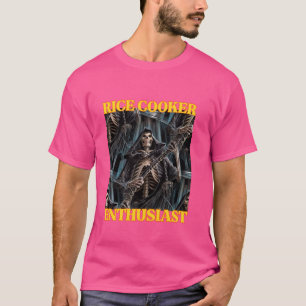 Ris Kokare Entusiast Roligt Cringe Hård Skelett T Shirt
