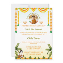 Ris Matande inbjudan, Annaprashan Card