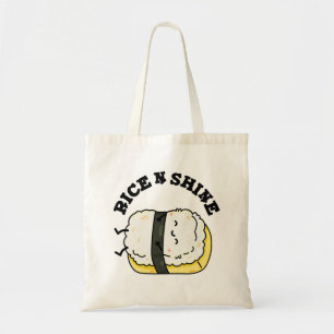 Ris och Shine Funny Sushi Pun Tygkasse