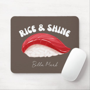 Ris och skinn, sushi-katt musmatta