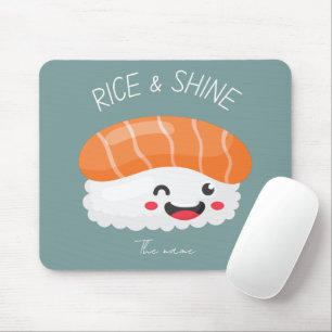 Ris och skinn, sushi-katt musmatta