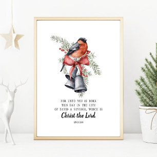 Ris Papper Decoupage Coquette jul Klockor Poster