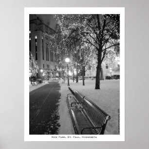 Ris parkerar, St Paul, MN Poster