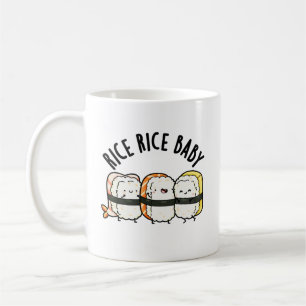 Ris Ris Baby Funny Sushi Food Pun Kaffemugg