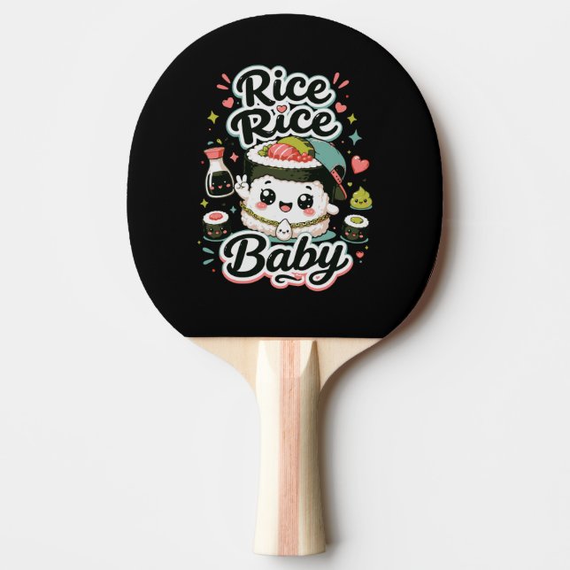 Ris Ris Bebis Kawaii Sushi Pingisracket (Framsidan)