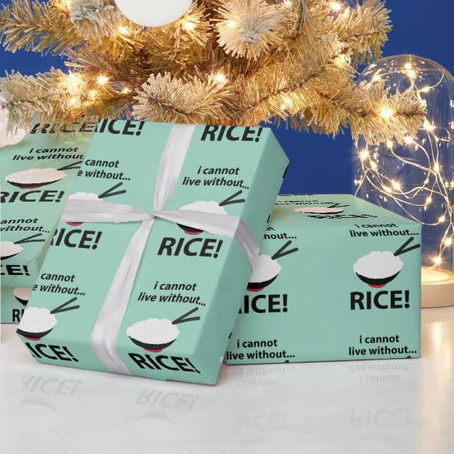 Ris skål jag inte kan leva utan ris presentpapper (Helgdagar)