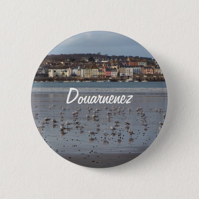 Ris strand i Douarnenez Knapp (Framsida)