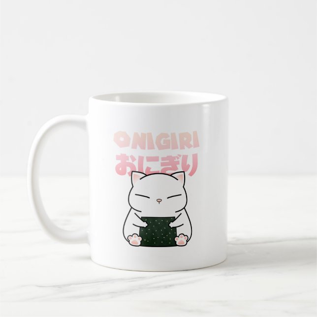 Ris Sushi Cat Kaffemugg (Vänster)