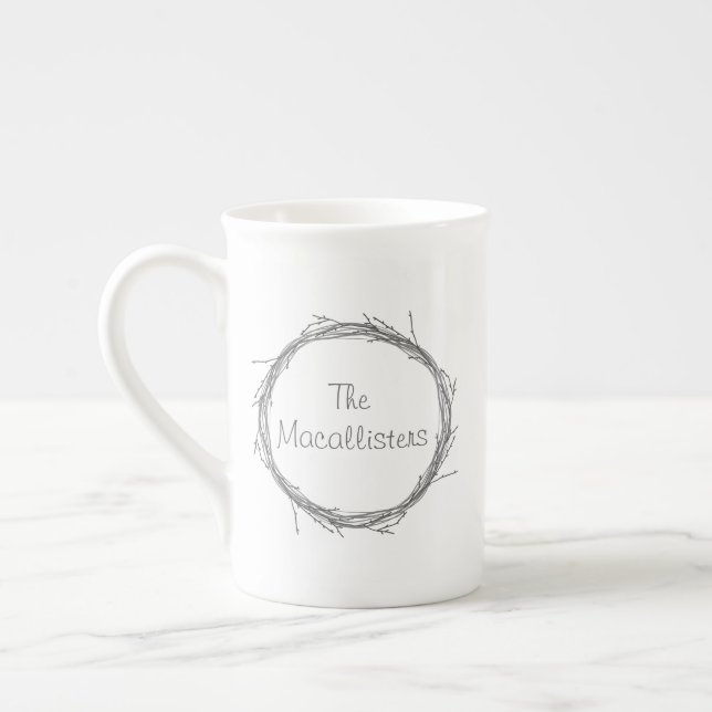 Ris & Vines Benporslin Mugg (Vänster)