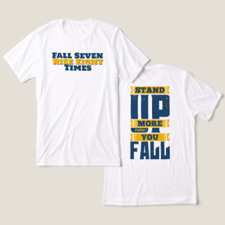 Risa Mer Än Du Faller Motiverande  T Shirt