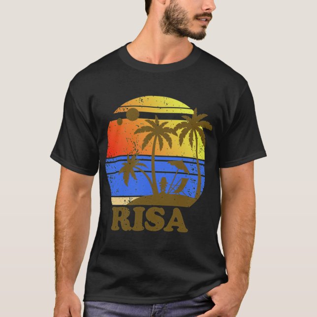 RISA Retro vintage T Shirt (Framsida)