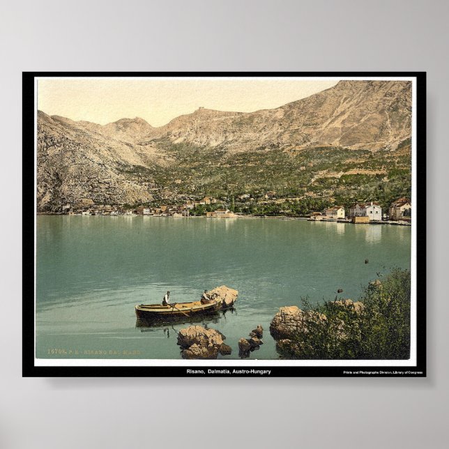 Risano, Dalmatien, Österrike-Ungern Poster (Framsidan)