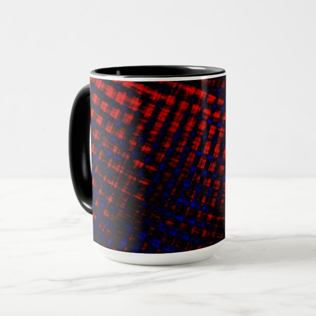 Riscos Cruzados vermelho e azul Mugg (Framsida vänster)